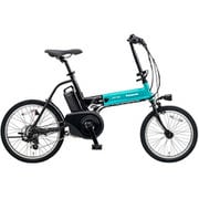 電動アシスト自転車 オフタイム 前18型/後20型 8.0Ah 外装7段変速 ターコイズ×ブラック BE-ELW073V