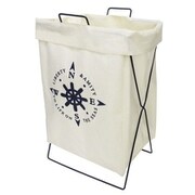 FRANY 折りたたみランドリーバッグ アイボリー