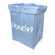 FRANY 折りたたみランドリーバッグ ブルー