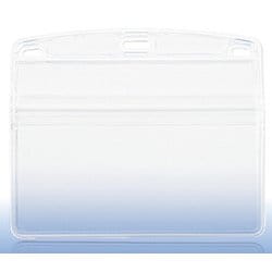 名札用ケース ソフトヨコA7 チャック式 10枚 NX-116