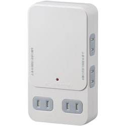 増設用壁タップ 6個口 HS-AK6B-W