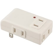 雷に強いマイクロタップ 4個口 白 HS-AKL4PBT-W