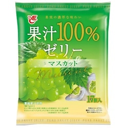 ヨドバシ.com - エースベーカリー 果汁100％ゼリー マスカット 15g×17