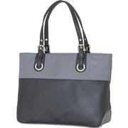 トートバッグ バイカラー 39cm ブラック 22-5332