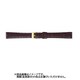 BTA524BR [時計バンド リザード 備長炭 19ミリ チョコ]