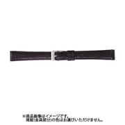 BTA124AL [時計バンド リザード 備長炭 管幅14ミリ 美錠幅12ミリ ブラック]