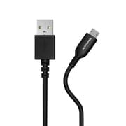 OWL-CBKMU2SR30-BK [microUSBケーブル やわらか 断線に強い 3m ブラック]