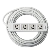 電源タップ マグネット 4個口 10m 3ピン 抜け止め 通電確認ランプ PSE アース端子 ユリア樹脂 固定穴 2Pアースコード付き グレー 簡易ビニールパッケージ TAP-MG341N2PN-10