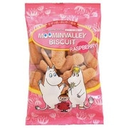 ムーミン袋入りビスケットラズベリー 75g