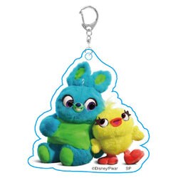 新品 トイストーリー4 ダッキー&バニー など キーホルダー 計4体 おまとめ ダッキー&バニーのフィギュア！東京ディズニーランド『トイ