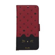 手帳ケース Minette AQOUS sense2 RD/BK AQS2-MIN08