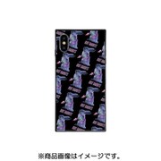 BJ-0007-IP0X-MIX1 [スクエア型 ガラスケース iPhone XS/X用 Riot Rabbits Pattern BK]