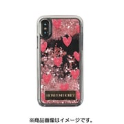 BL-0001-IP0X-PINK [グリッターケース iPhone XS/X用 glitter heart PK]