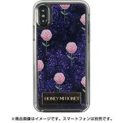 BL-0001-IP0X-PURP [グリッターケース iPhone XS/X用 glitter rose PUR]
