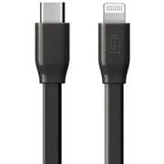 USB Type-C & Lightning USBケーブル PD対応 1.5m ブラック フラット PG-LCC15M03BK