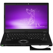 Let's note(レッツノート) LV8シリーズ ノートパソコン 14.0型/Core i7-8565U/メモリ 8GB/SSD 512GB/Microsoft Office Home & Business 2019/BD/DVD/CDドライブ搭載/ブラック CF-LV8LDVQR