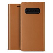 Galaxy S10用牛本革レザーケース ブラウン ヴェルス(VERUS_Genuine Leather Diary) VR_GXNCSGLGD_BR