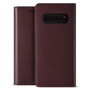 Galaxy S10用牛本革レザーケース ワイン ヴェルス(VERUS_Genuine Leather Diary) VR_GXNCSGLGD_RD