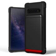 Galaxy S10用カードケース搭載ハイブリッドケース マットブラック ヴェルス(VERUS_Damda Glide Shield Metallic) VR_GXNCSPTG2_BK