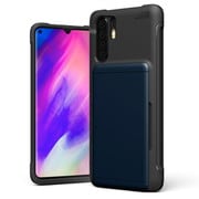 VR_H3PCSPTG2_BL [Huawei P30Pro用カードケース搭載ハイブリッドケース ディープシーブルー ヴェルス（VERUS_Damda Glide Shield Metallic）]