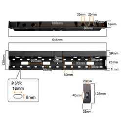STAR PLATINUM テレビ 壁掛け金具 VA126 【37-65インチ】 スタープラチナ スタープラチナ テレビ壁掛け金具 37-65インチ