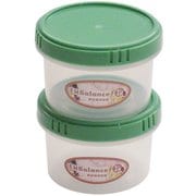 鮮度保持容器 丸型 130ml×2P ソイグリーン T11420