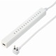 差し込みフリータップ USB付 ホワイト 1.5m H75015WHUSB2