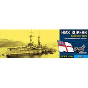 CS70622 英・弩級戦艦シュパーブ・Ｅパーツ付き・1909 [1/700スケール レジン製キット]
