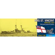 CS70624 英・弩級戦艦セントヴィンセント・Ｅパーツ付き・1910 [1/700スケール レジン製キット]
