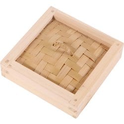 蒸し器・せいろ 本格派杉製角型セイロ 蓋 15cm