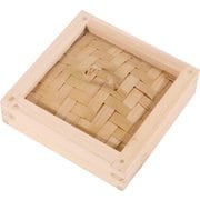 蒸し器・せいろ 本格派杉製角型セイロ 蓋 15cm