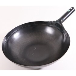 中華鍋 鉄打出片手中華鍋 1.2mm 36cm