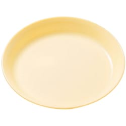 中皿 ポリプロ 丸皿18cm クリーム色 №1722K