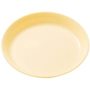 中皿 ポリプロ 丸皿18cm クリーム色 №1722K