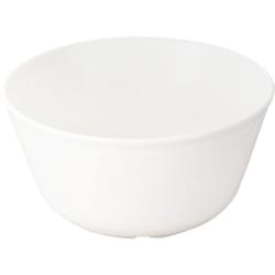飯碗 ポリプロ おわん 白色 14cm №1724W