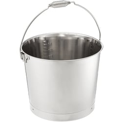 05-0685-0304 092020-01 18-8プレスバケツ 15L(ワイヤーバネ取手)