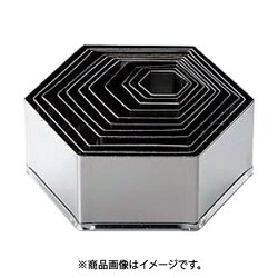野菜抜き型 たかもりの18-8パテ抜12PC入(缶入)亀甲