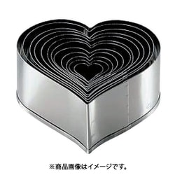 野菜抜き型 たかもりの18-8パテ抜12PC入(缶入)ハート