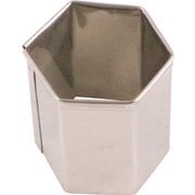 野菜抜き型 たかもりの18-8パテ抜 亀甲 №4 38mm