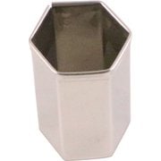 野菜抜き型 たかもりの18-8パテ抜 亀甲 №2 28mm