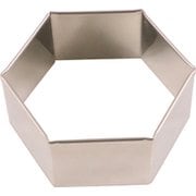 野菜抜き型 たかもりの18-8パテ抜 亀甲 №12 96mm