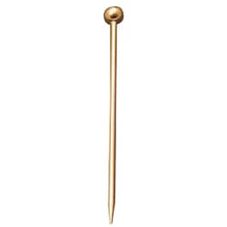 カクテル用品 オードブルピン(6本入) 金メッキ 玉