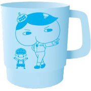 おしりたんてい スタッキングマグ 2.ブルー