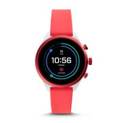 FOSSIL Sport Smartwatch 41mm シリコン レッド FTW6027