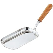 パン・パイ器具 UK 18-8ダストパン木柄ハンドル 左きき