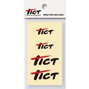 TICTロゴ(小・ホワイト) カッティングステッカー