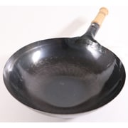 中華鍋 kan 鉄打出木柄片手中華鍋 30cm