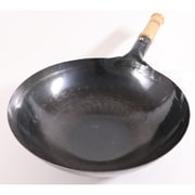 中華鍋 kan 鉄打出木柄片手中華鍋 27cm