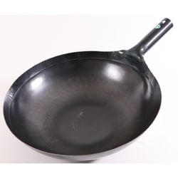 中華鍋 kan 鉄打出片手中華鍋 1.2mm 30cm