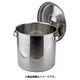 保存容器・キャニスター CLO 18-8目盛付キッチンポット20cm